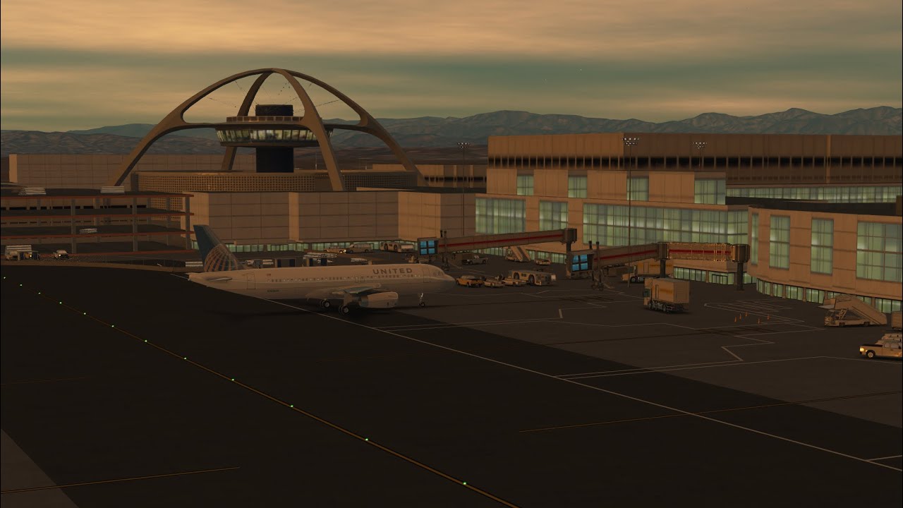 Sunset landing in Los Angeles | Houston to Los Angeles | Infinite Flight Simulator 