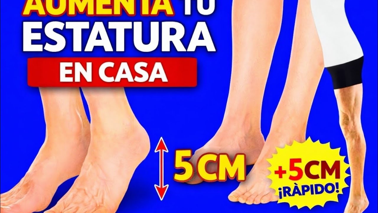 10 Ejercicios en Casa para Aumentar tu Estatura Rápidamente