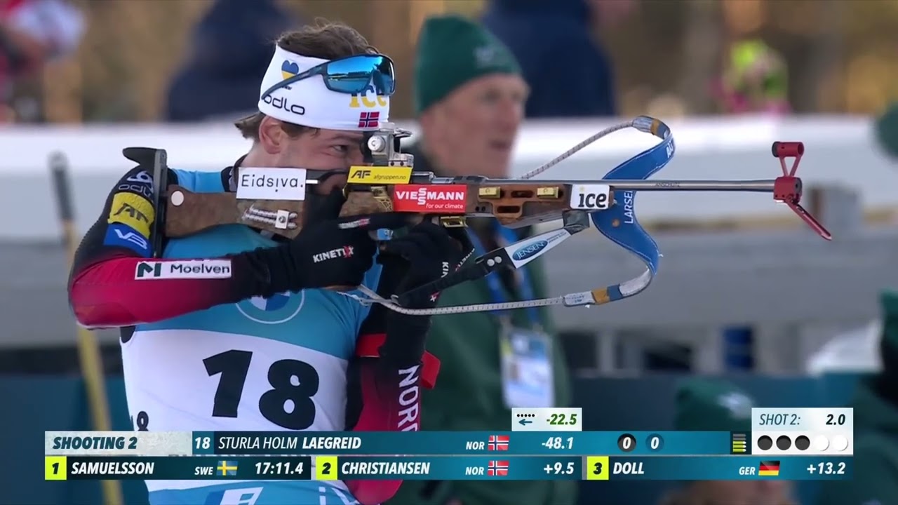 Biathlon Le r&eacute;sum&eacute; du sprint d'Oslo CM (H)