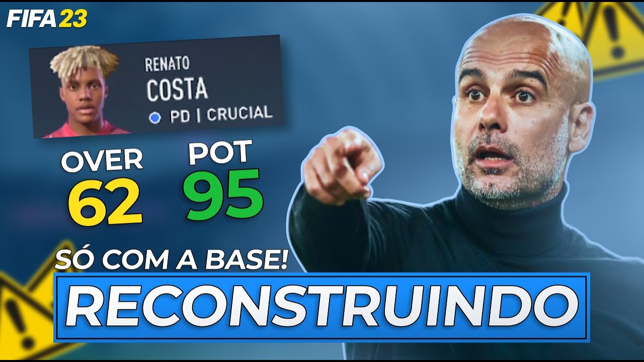 RECONSTRUINDO SÓ COM A BASE!!! | MODO CARREIRA FIFA 23