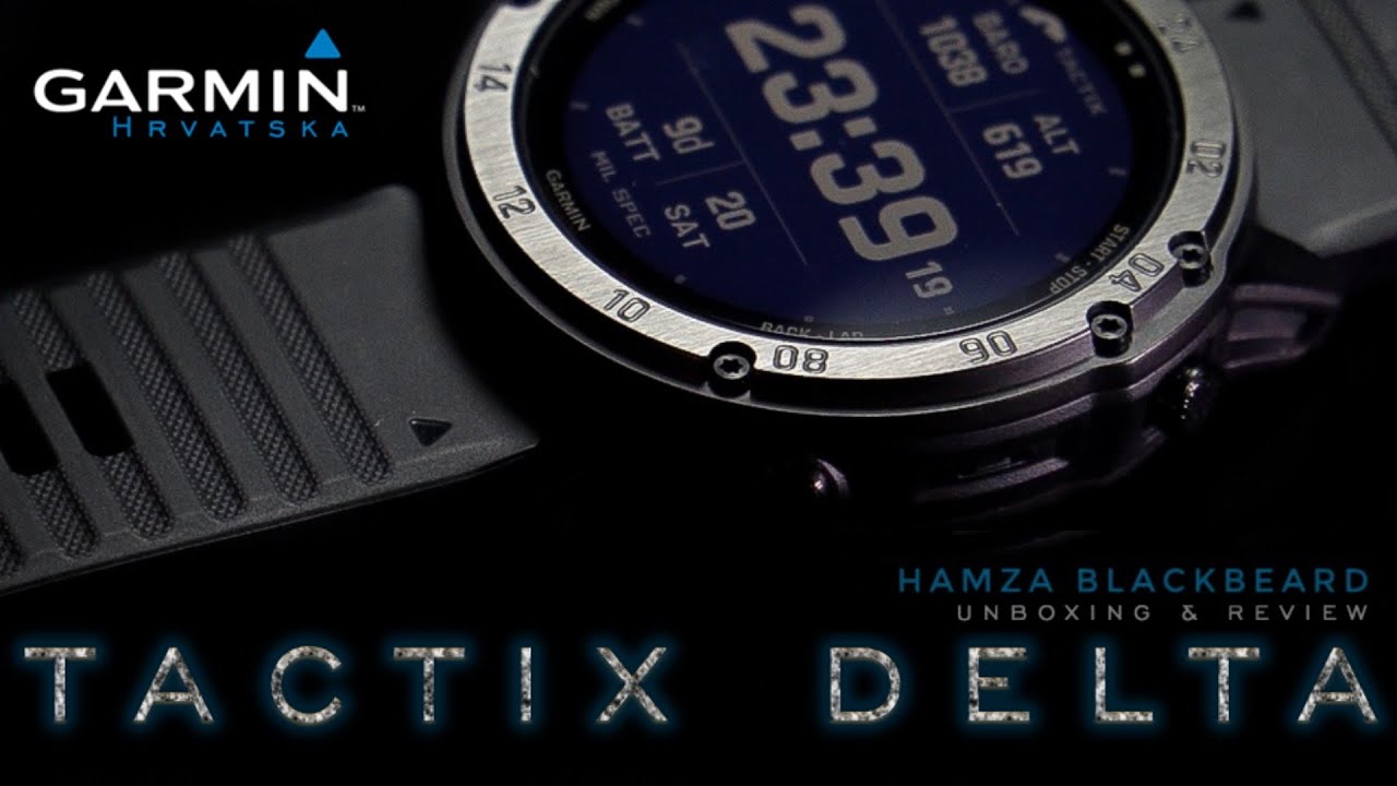 GARMIN TACTIX DELTA SAPPHIRE - REVIEW and UNBOXING / HAMZA BLACKBEARD & GARMIN HRVATSKA