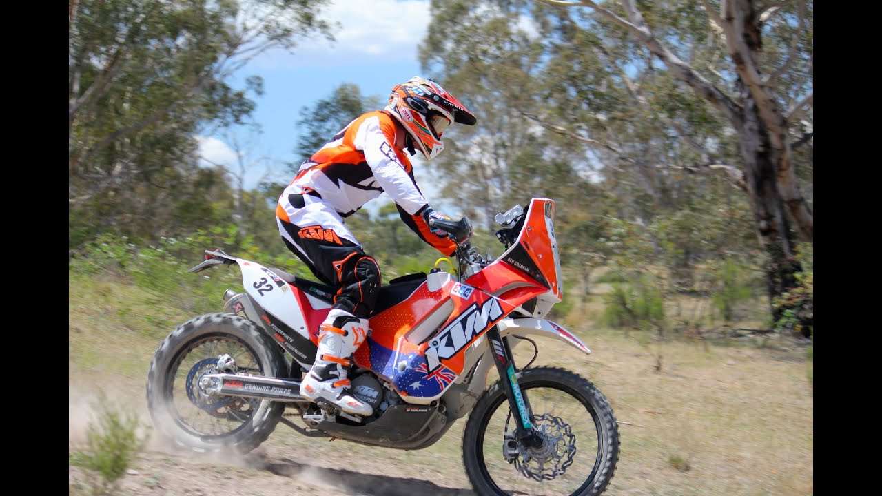 Dakar 2014 rider Ben Grabham KTM