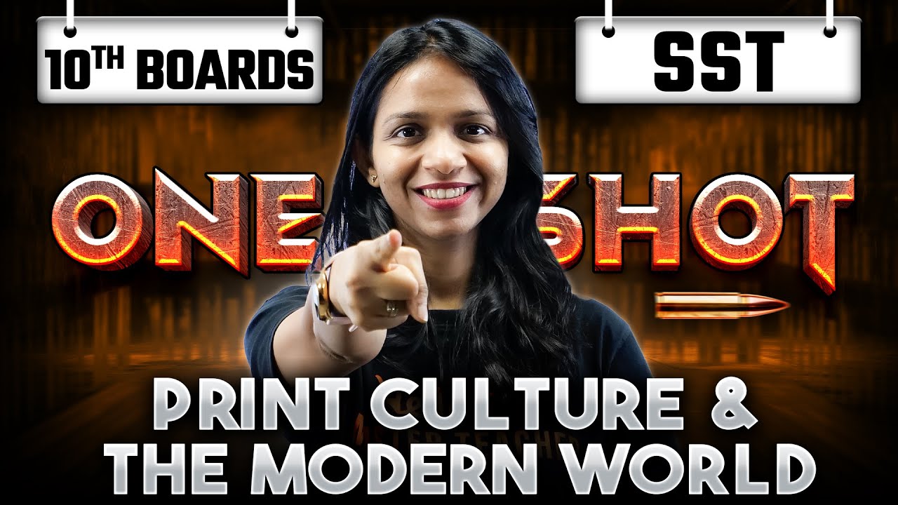 Print Culture and the Modern World Class 10 in One Shot | Class 10 History Chapter 5 | Surabhi Mam