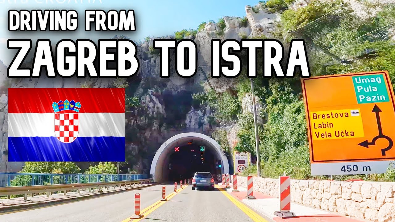 Driving from Zagreb to Istra CROATIA 🇭🇷