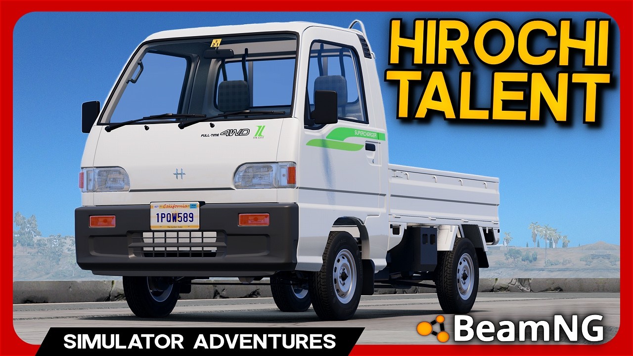 Hirochi Talent: New KING of BeamNG Kei Truck Mods?