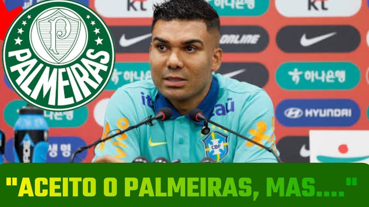 CASEMIRO ACEITOU O PALMEIRAS, MAS FEZ CONTRATAÇÃO ABSURDA. últimas notícias palmeiras 