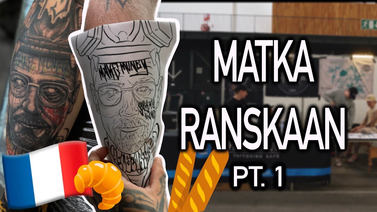 Tatuointimessuilla Ranskassa 🇫🇷 pt.1 // LENTOTAPATURMA?!