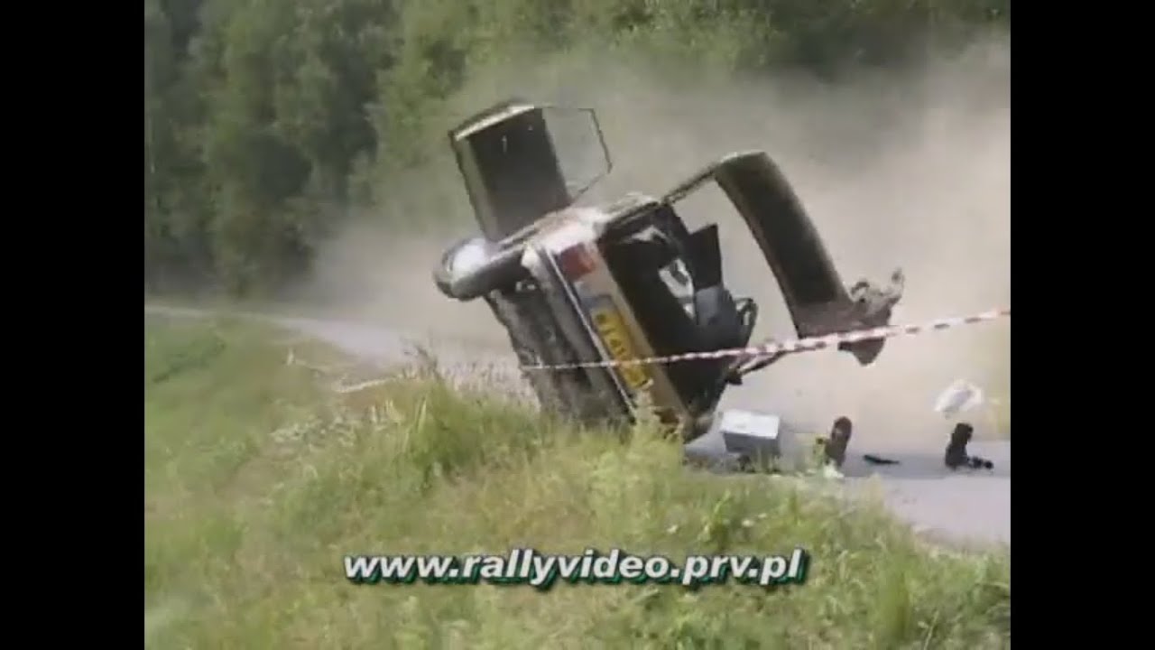 best of crashes vol 1 www.rallyvideo.prv.pl - dzwony kjs crash rally