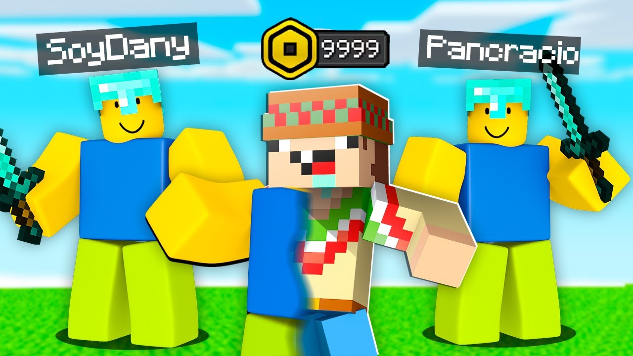 ¡Minecraft PERO es ROBLOX! 😲🟨🟦🟩 SILVIOGAMER MINECRAFT PERO