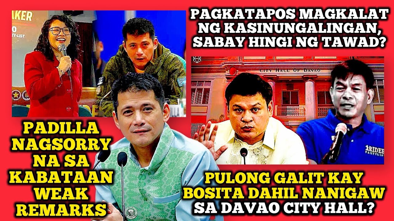 Kent Garcia is live! Pulong Duterte galit kay Bosita | Robin Padilla nag-Sorry sa weak Remarks