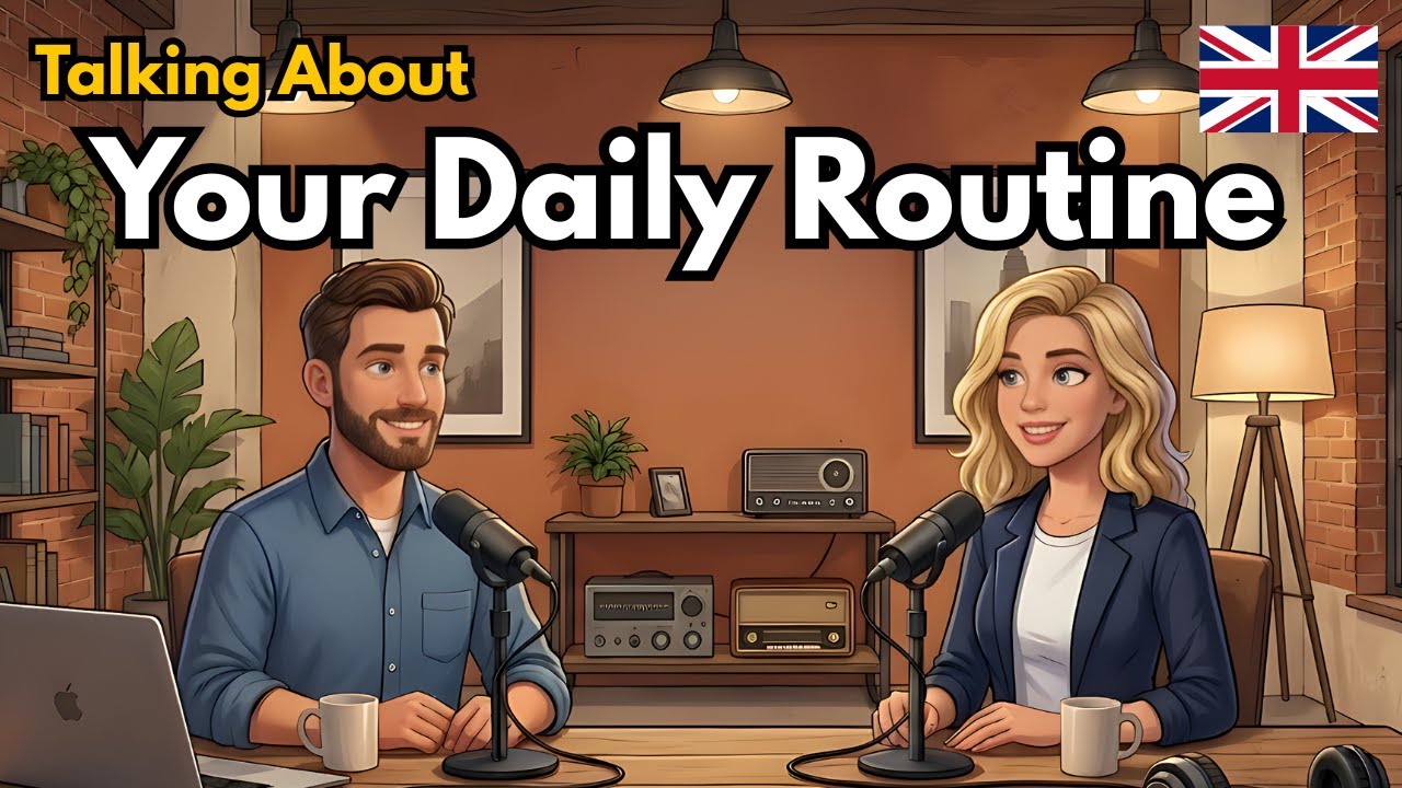 How to Talk About Your Daily Routine in English | English Conversation Practice