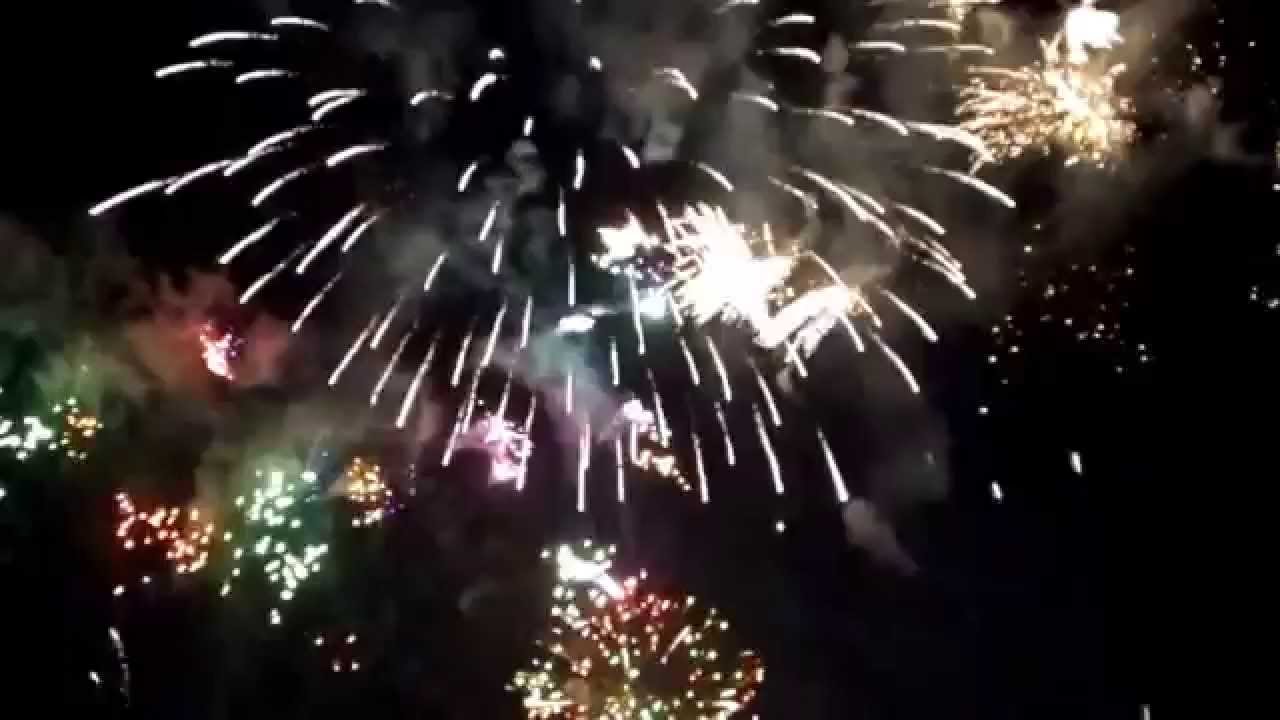 Abschlussfeuerwerk der Störtebeker Festspiele 2013