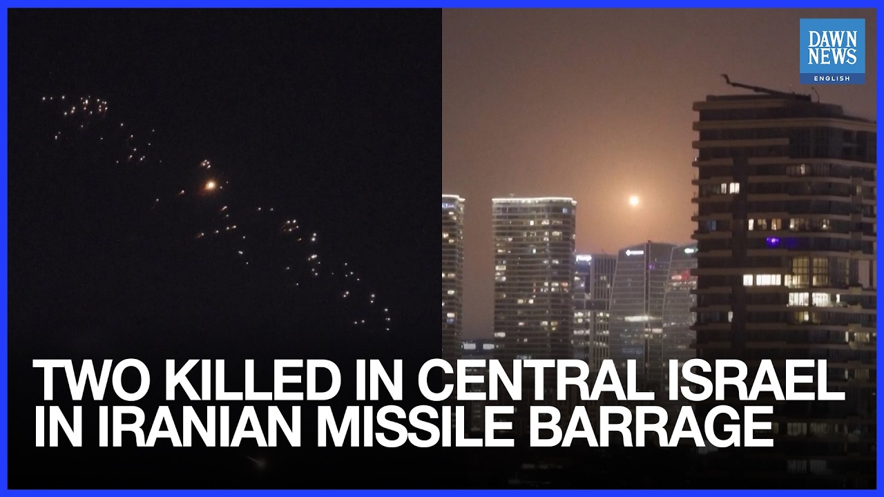 Two People Killed In Central Israel In Overnight Iranian Missile Barrage | US-Israel War On IRan