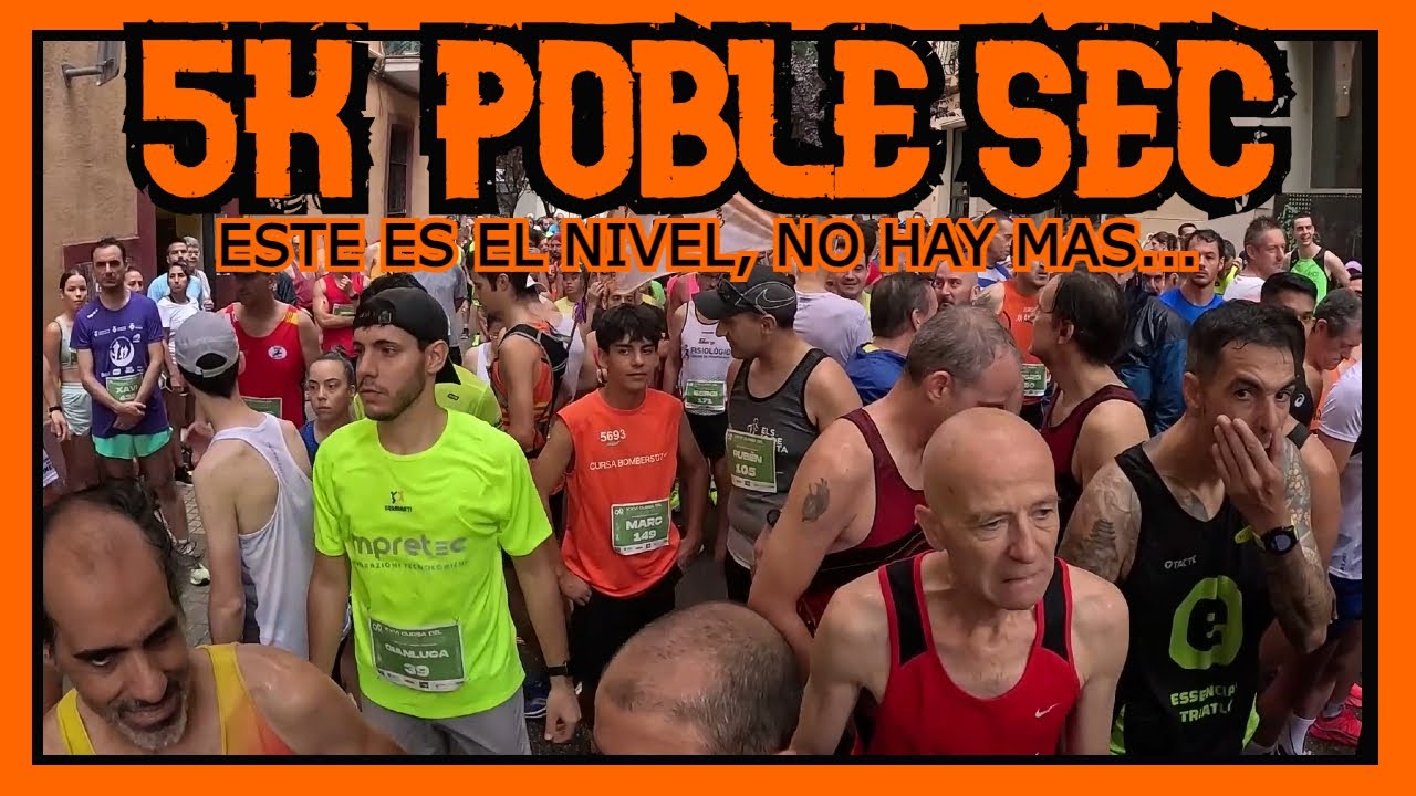 5K Poble sec con precaucion