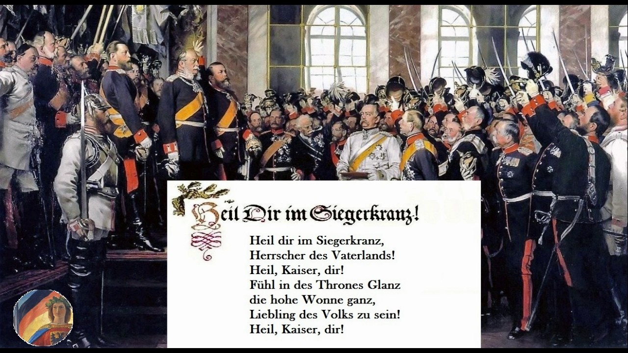 Kaiserhymne. Nationalhymne des Zweiten Reiches (1870/71-1918) - Schöne Version!