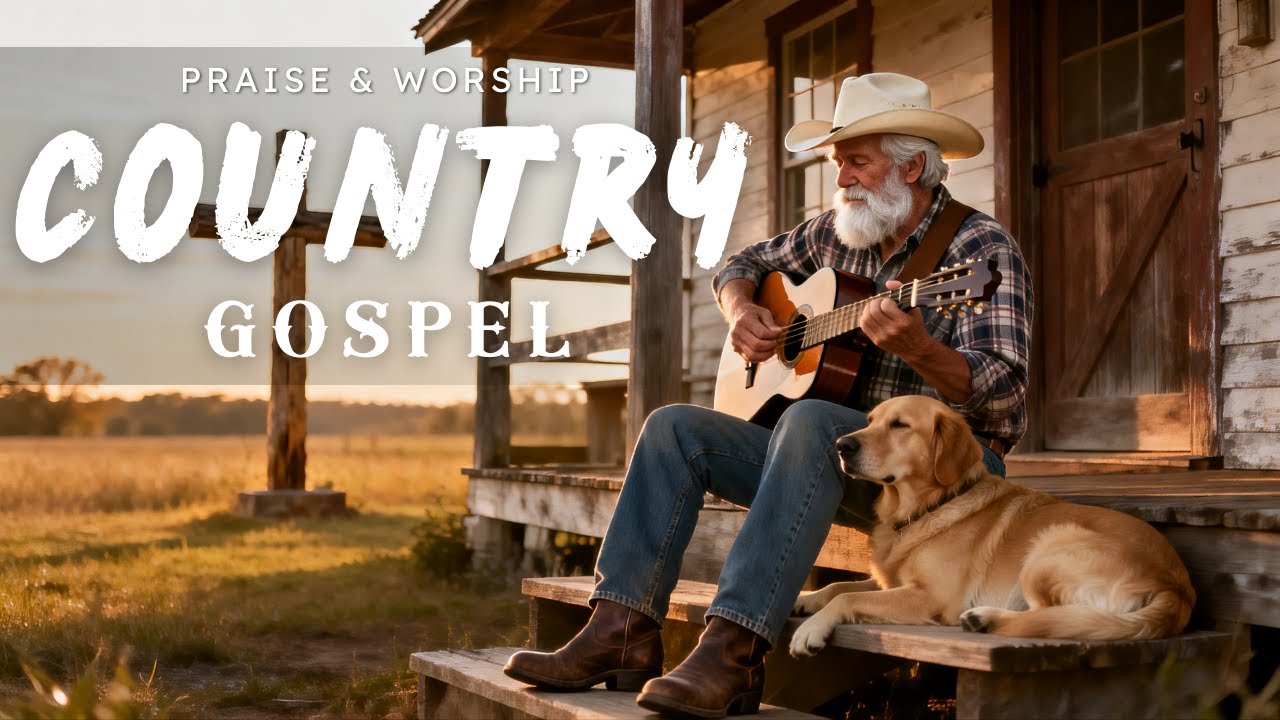 Sunday Country Gospel Worship – Peaceful Christian Music for Prayer, Faith & Blessings | Live🔴