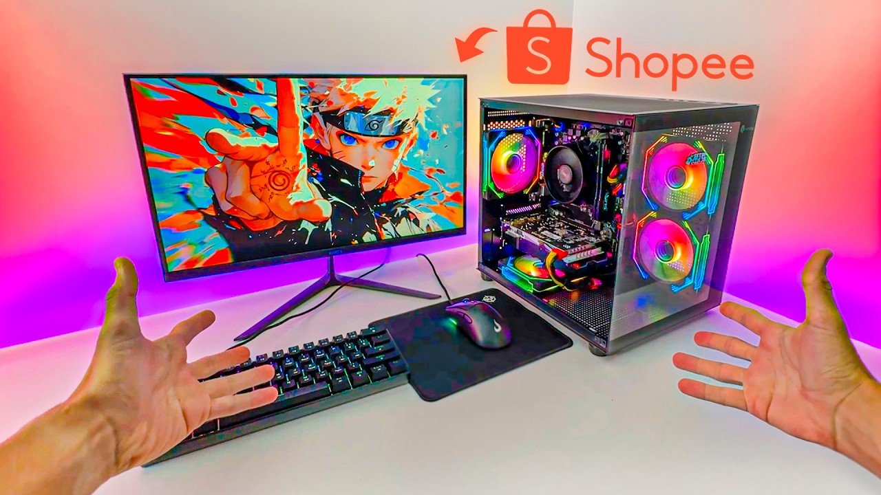 Comprei o PC GAMER CUSTO BENEFICIO da SHOPEE (me impressionei)