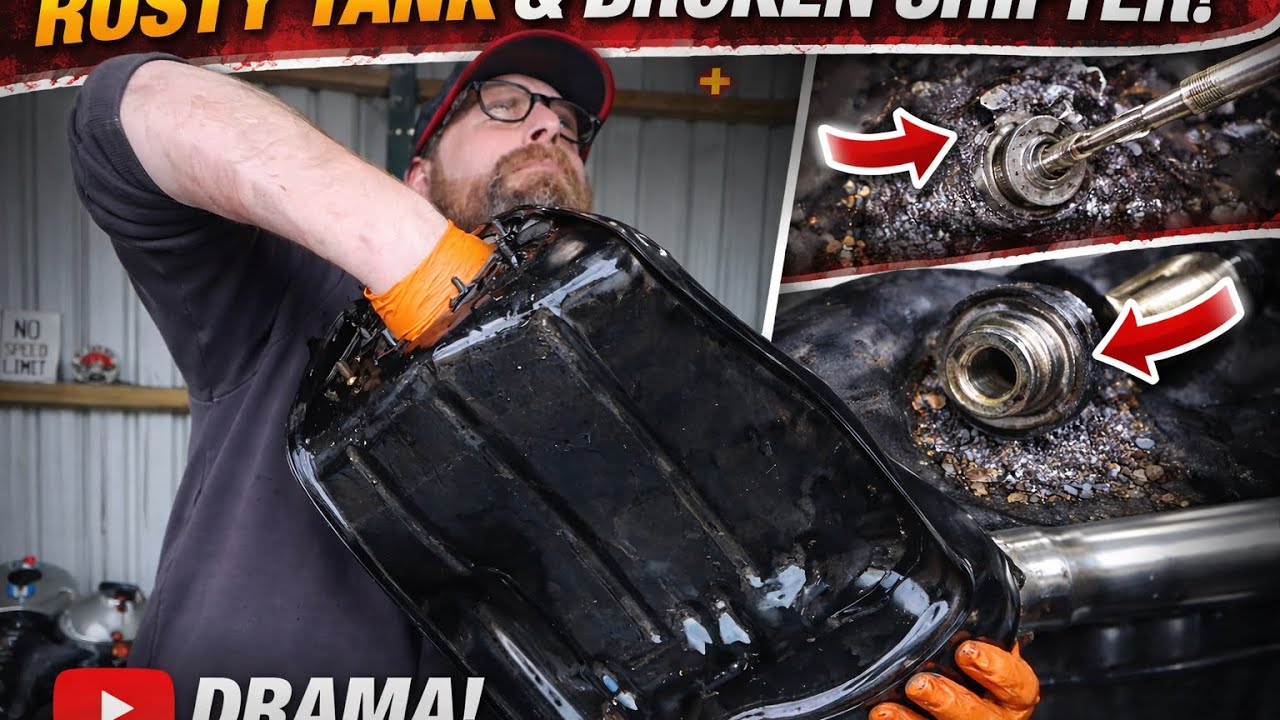 Rusty Tank Disaster! CBR1000 + Motoguzzi Bleed Nipple Nightmare