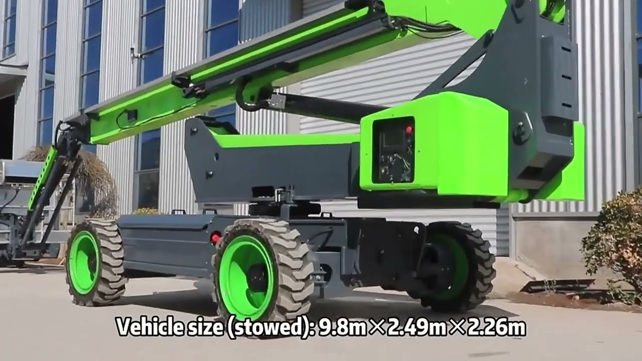 Factory Sales Boom Lift Loading Capacity 230kg CE ISO Electric Spider Cherry Picker