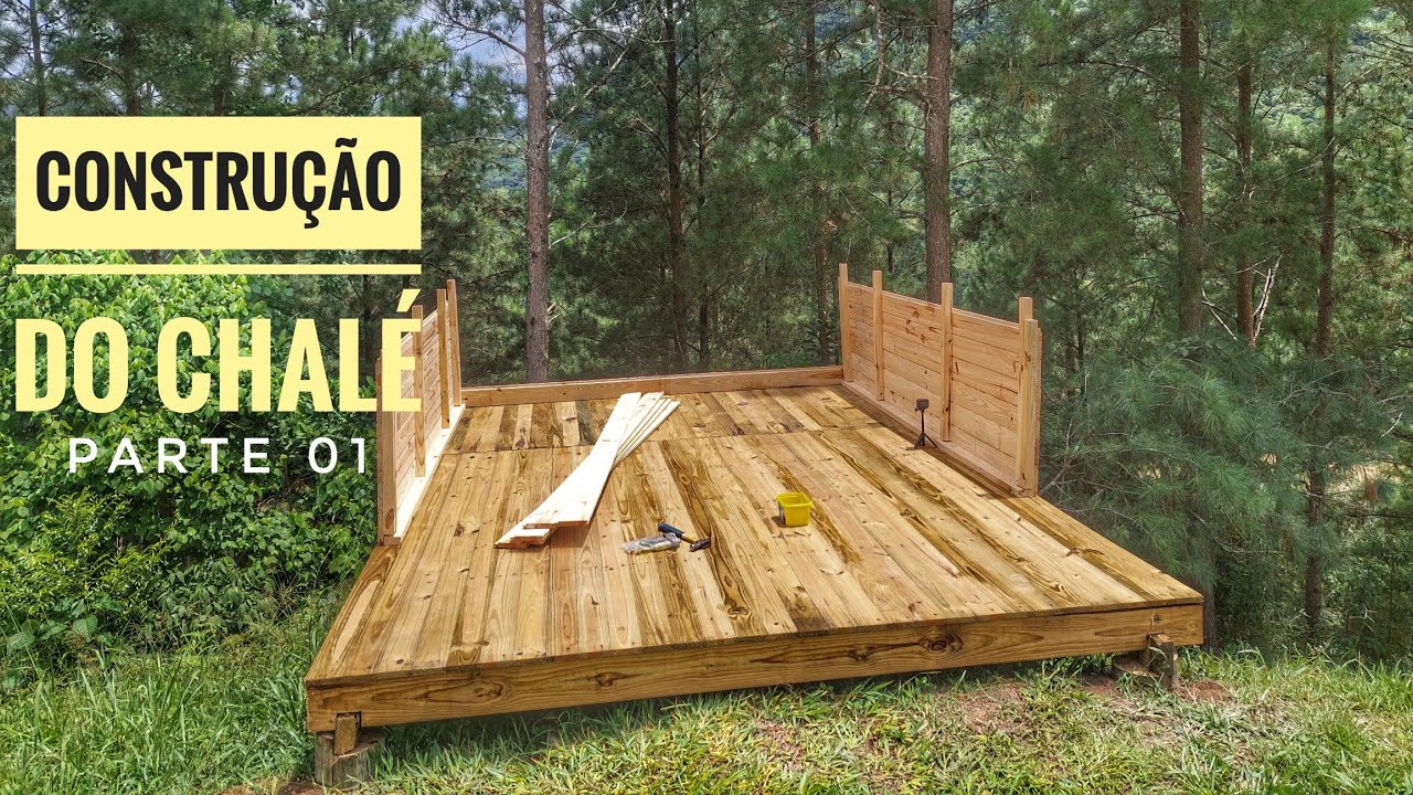 CONSTRUÇÃO DO CHALÉ PAREDE LATERAL faça você mesmo PARTE 01
