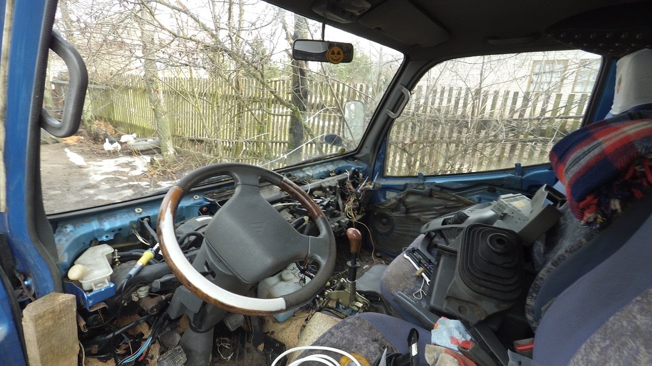 Foton Ollin 1049a. Разборка салона, смена проводки, хана аккуму