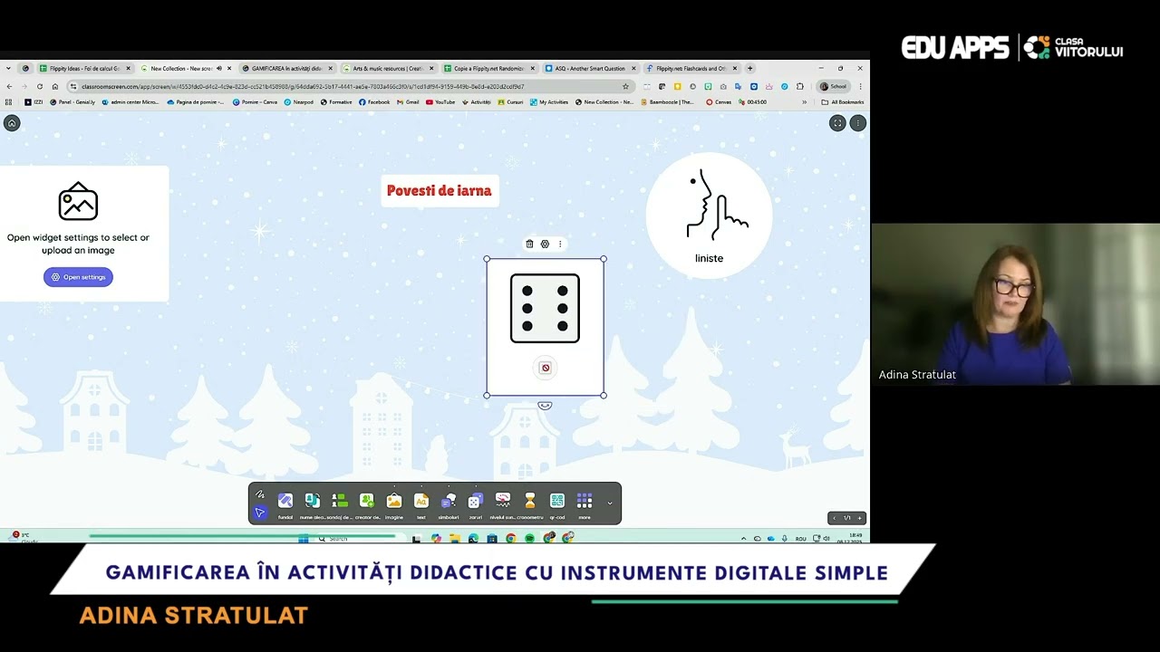 ClassroomScreen pentru profesori: lecții gamificate, tranziții, echipe, randomizare și focus