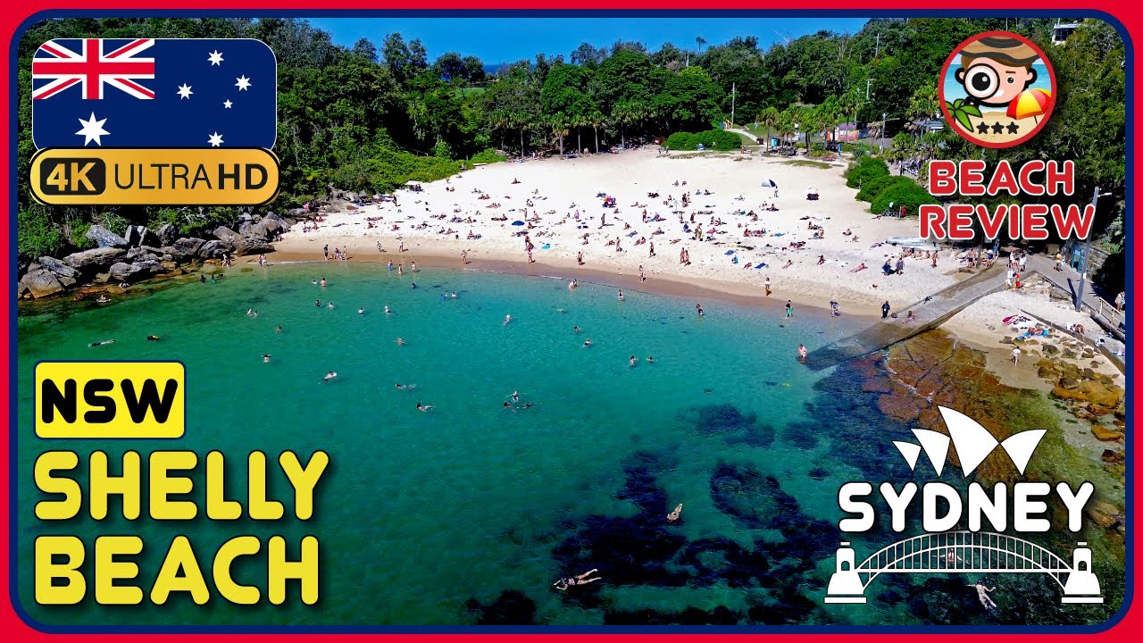 🐚Shelly Beach Manly Sydney 🇦🇺 (Small but special spot. No waves!🤿) 4K Walking Tour / 4K Beach Walk