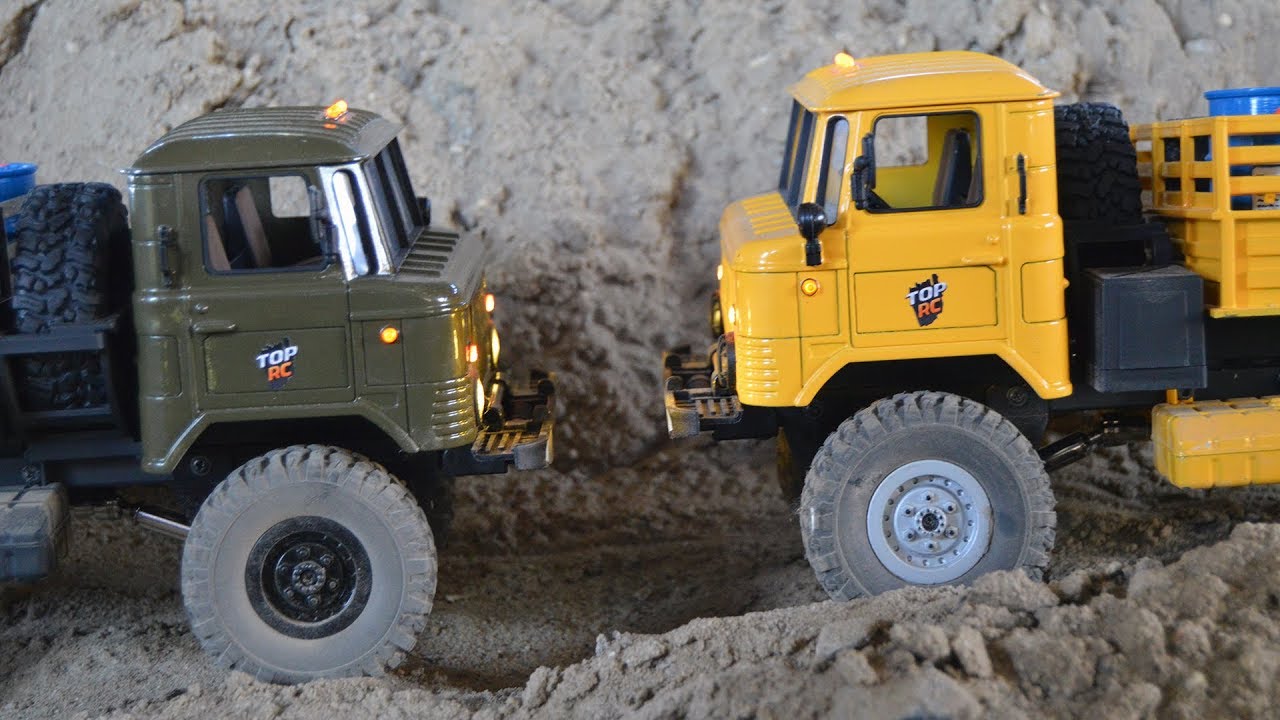 Обкатка двух Шишиг! ГАЗ-66 на бездорожье! Авто-Модели на Заказ! WPL B24