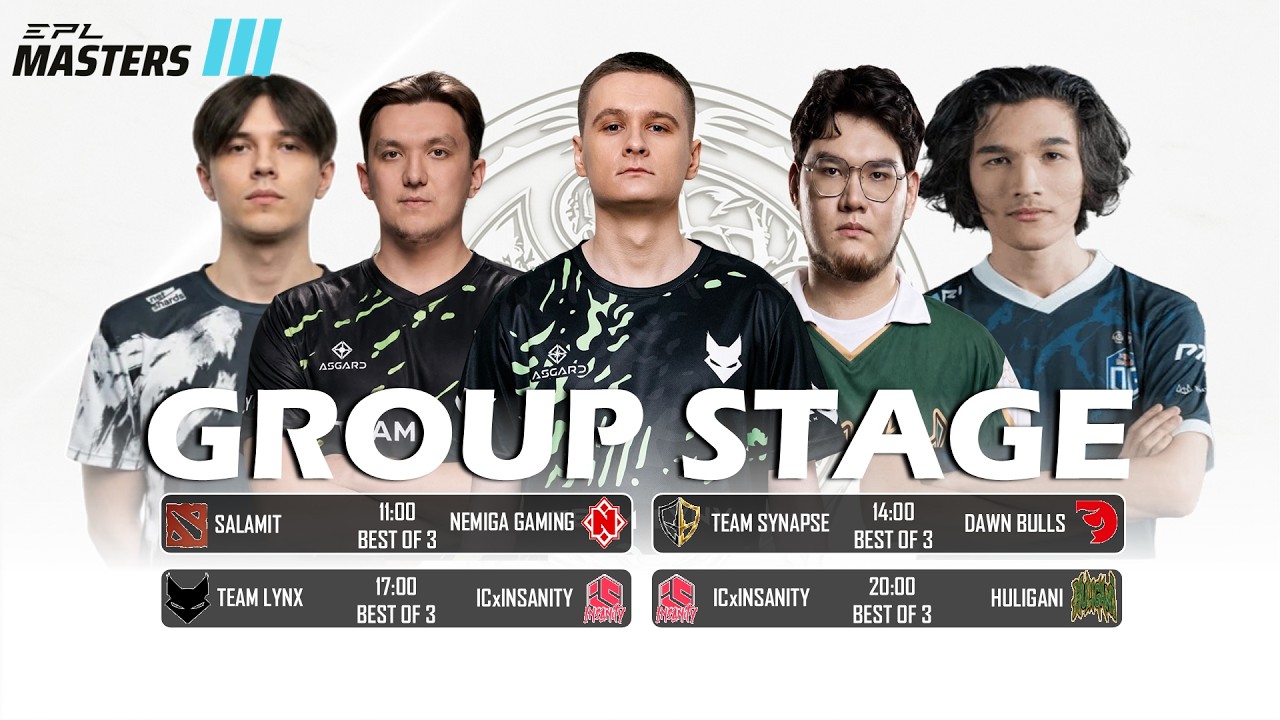 🔴[LIVE] ICXINSANITY vs HULIGANI | Bo3 | GROUP STAGE | EPL MASTERS III #dota2live