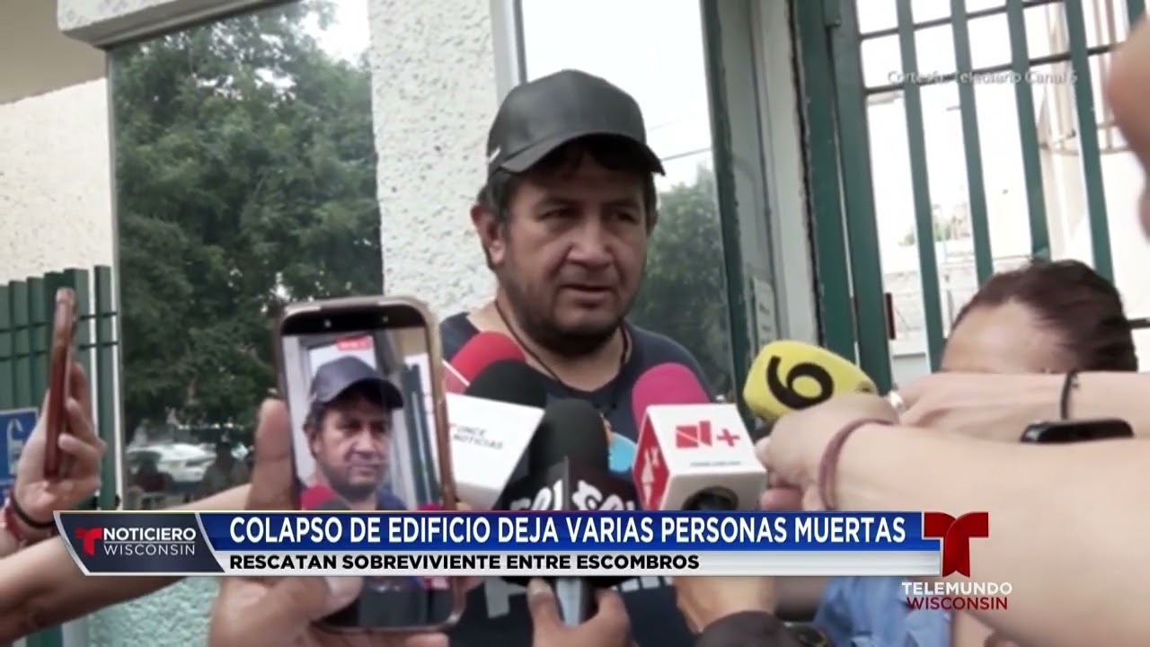 Colpaso de edificio deja varias personas muertas en México