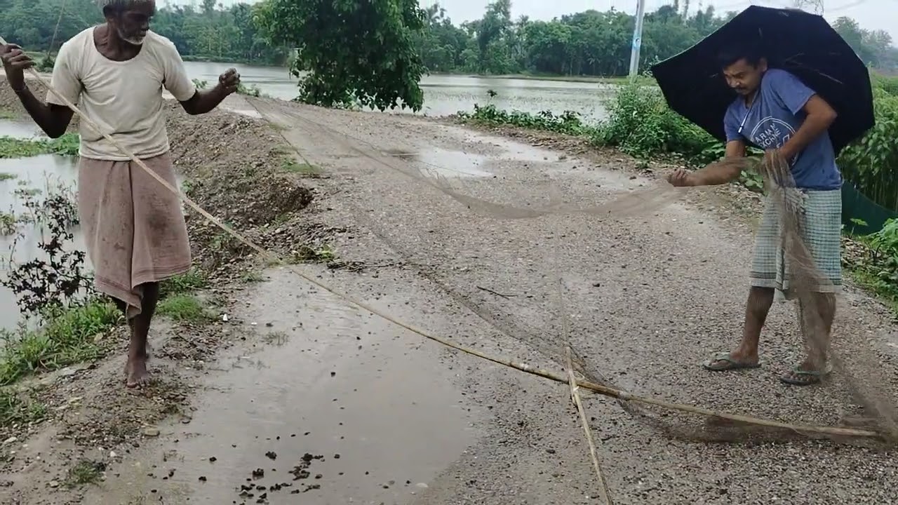 কিভাবে মাছ ধরার জাল সেট করা হয়