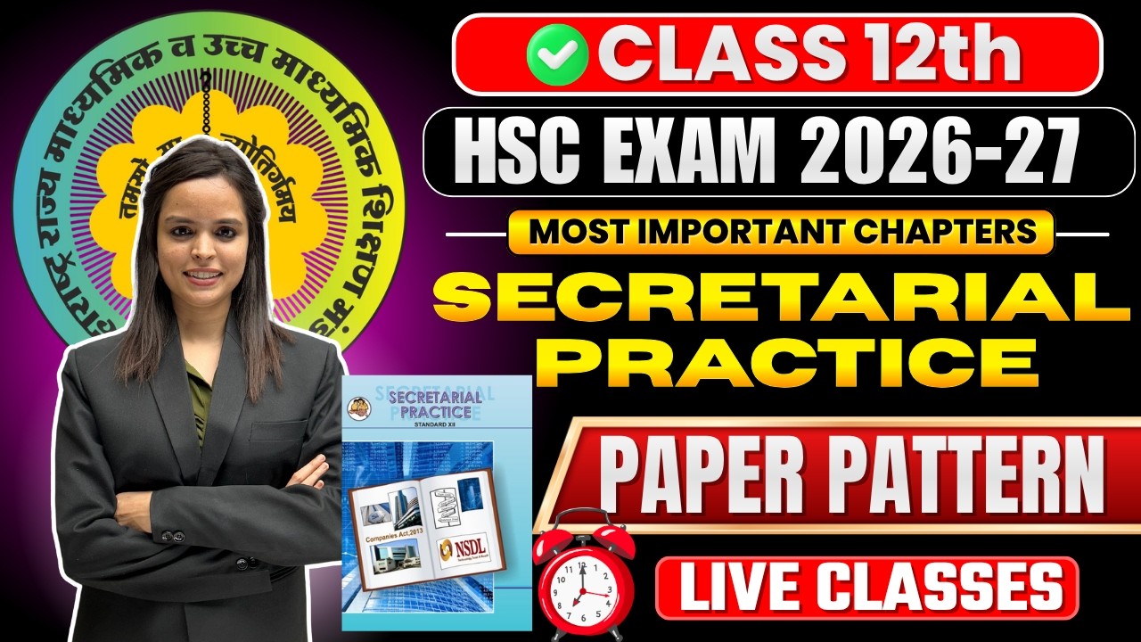 Class 12th SP Question Paper Pattern | HSC Board Exam 2027 | 12th SP Syllabus | Uma Haritwal Miss