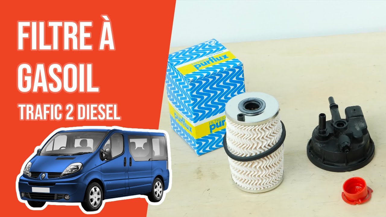 Changer le Filtre à Gasoil Trafic 2 2.0 dci ⛽