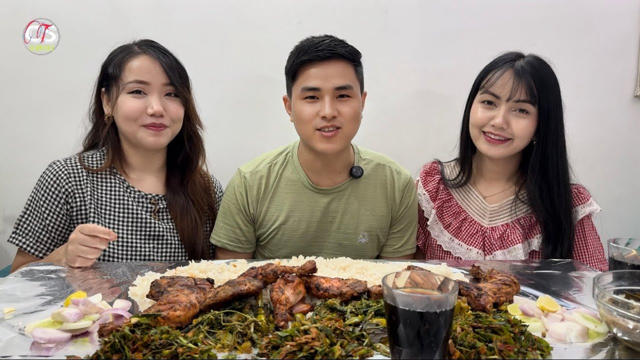 Mukbang with Rezia and Linzo part-2 😍 #mukbang #viral #funny #eating #eatingshow #manipur #india