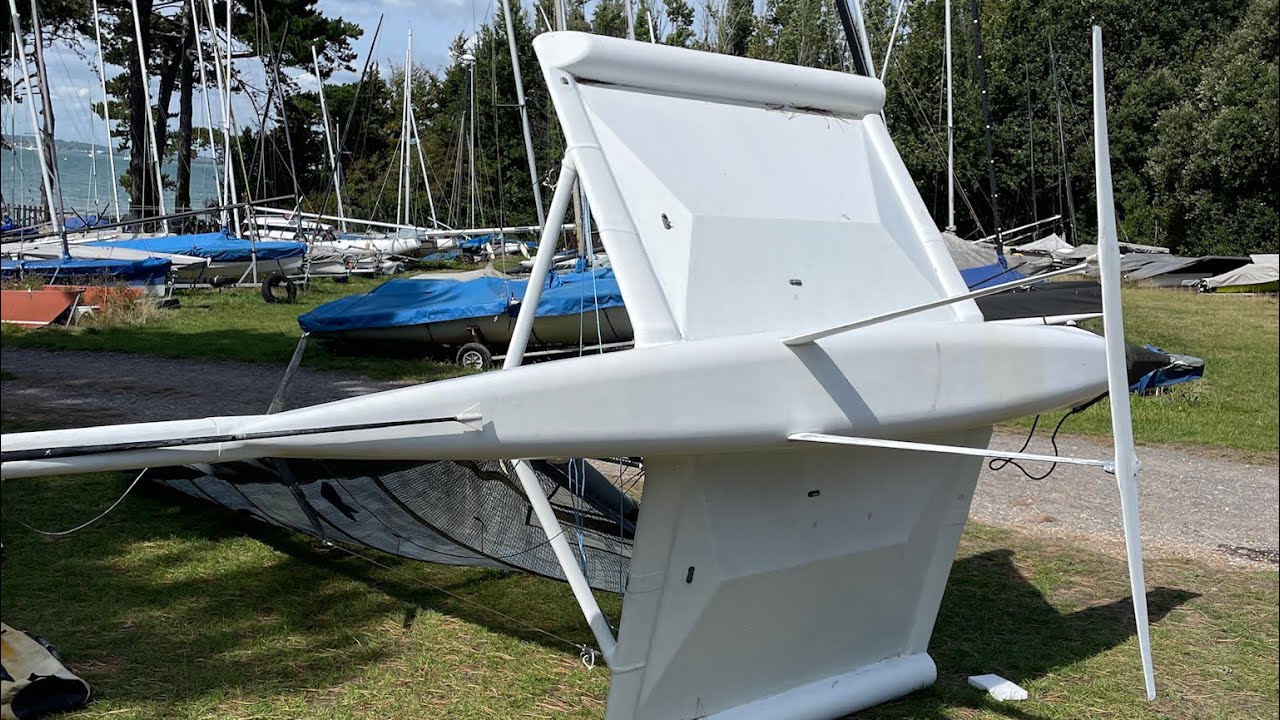Fleet update. I turned 40, wildly unfit, so got a foiling International moth (it’s been 20 years!)