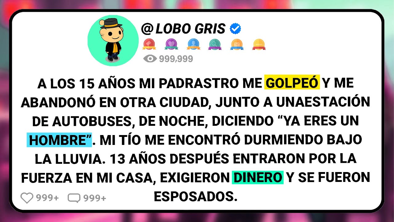 A Los 15 Años Mi Padrastro Me Golpeó Y Me Abandonó En Otra Ciudad, Junto A Una Estación....