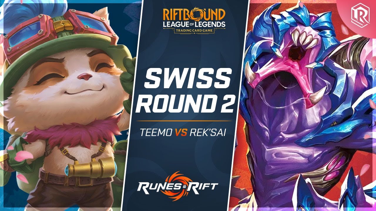 Teemo vs Rek'Sai - Round 2 | Riftbound Spiritforged Tournament 8