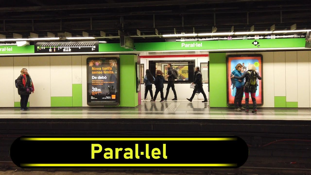 Metro Station Paral·lel - Barcelona 🇪🇸 - Walkthrough 🚶