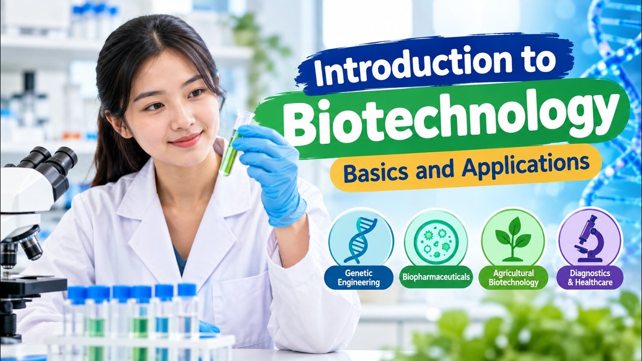 Introduction to Biotechnology - Basics and Applications (11 Minutes)