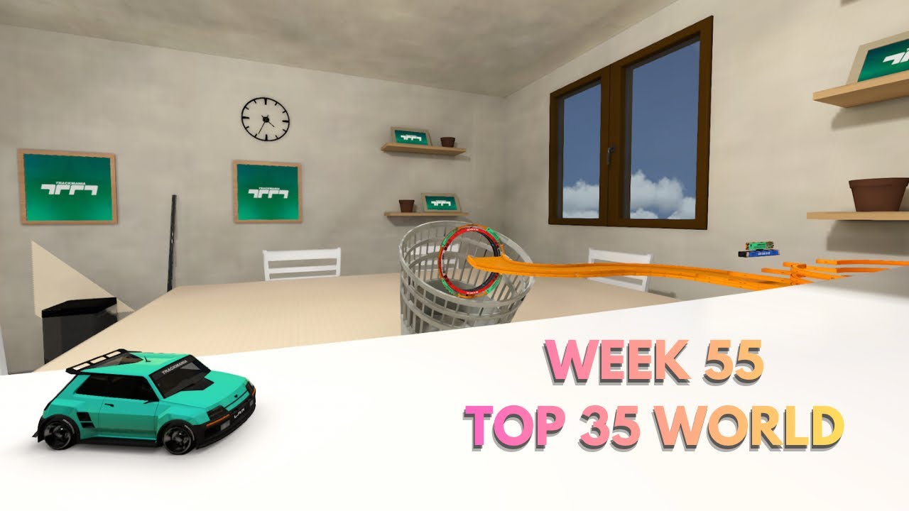 Week 55 &ndash; TOP 35 WORLD OVERALL | All PBs | Trackmania Weekly Shorts