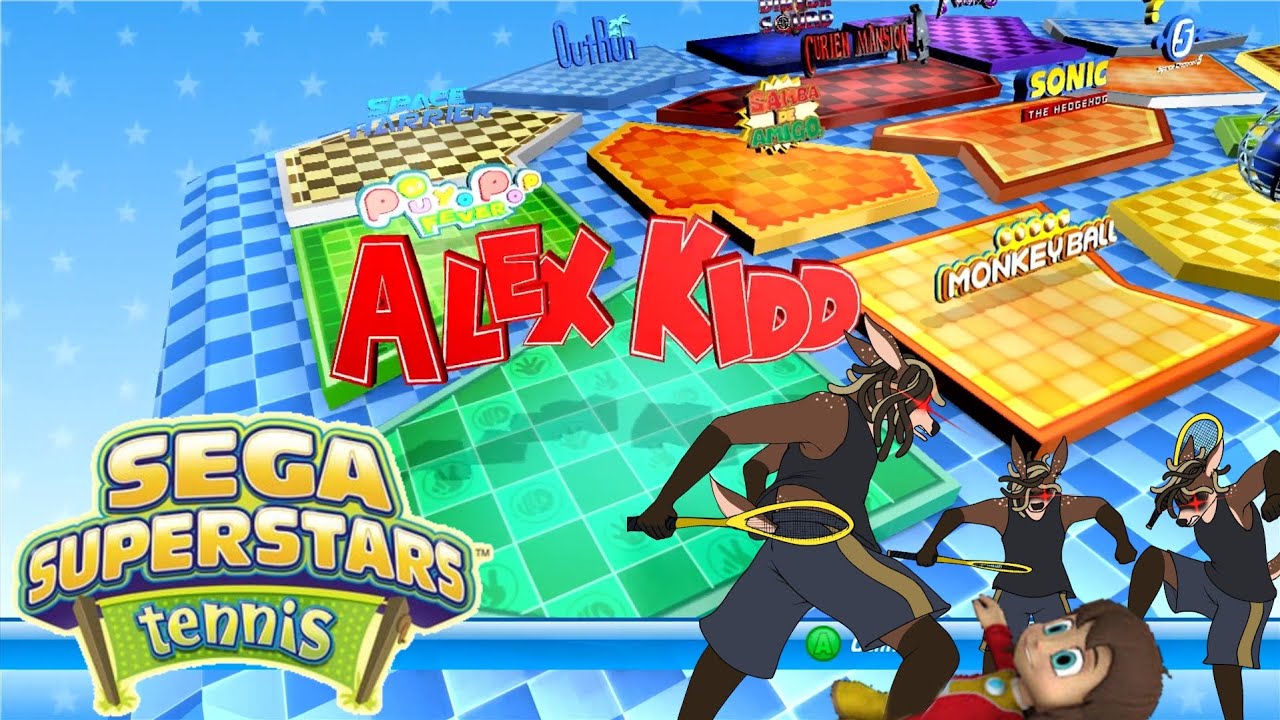 Sega Superstars Tennis - Alex Kidd? More Like Alex Midd
