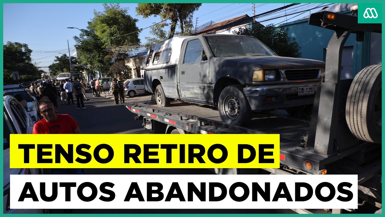 Tenso retiro de vehículos abandonados