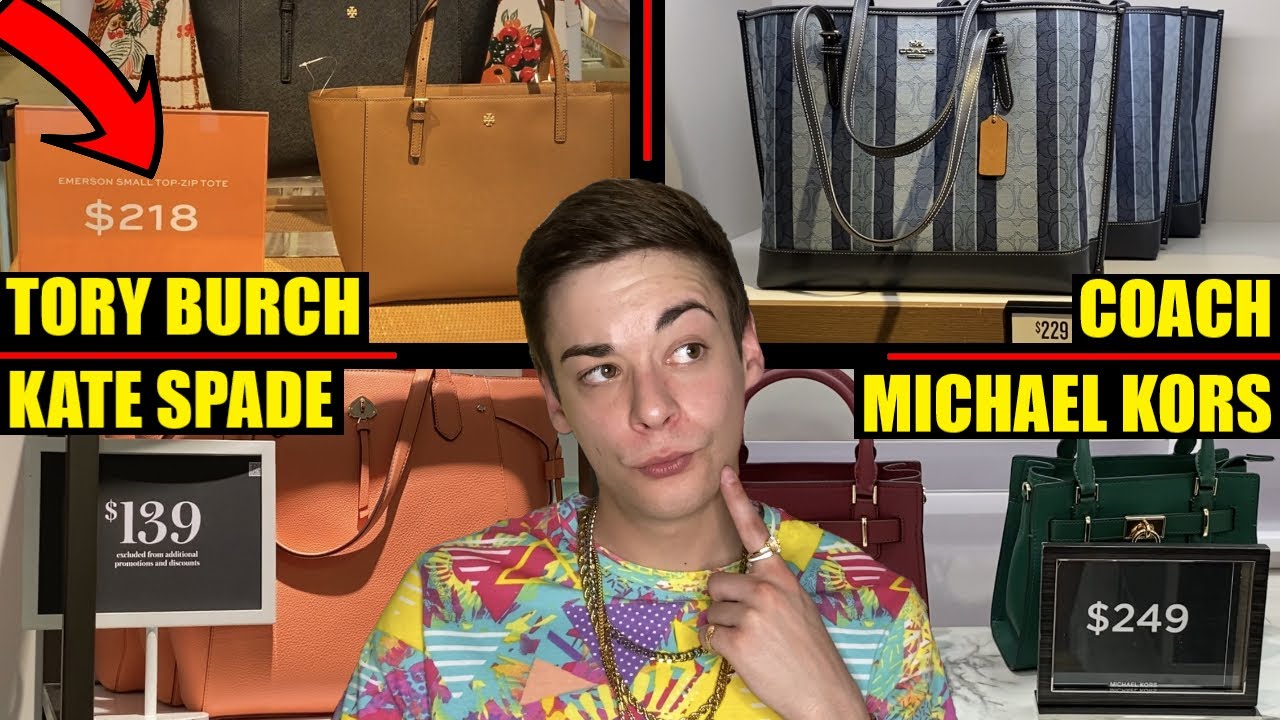 BEST Outlet Deals? COACH VS. MICHAEL KORS VS. TORY BURCH VS. KATE SPADE!