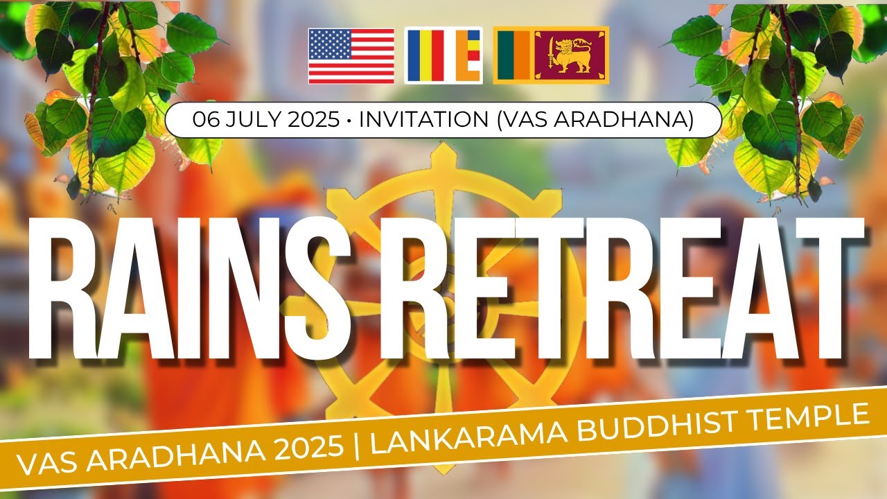 Vas Aradhana 2025 🌧️ | Join the Sacred Buddhist Rains Retreat