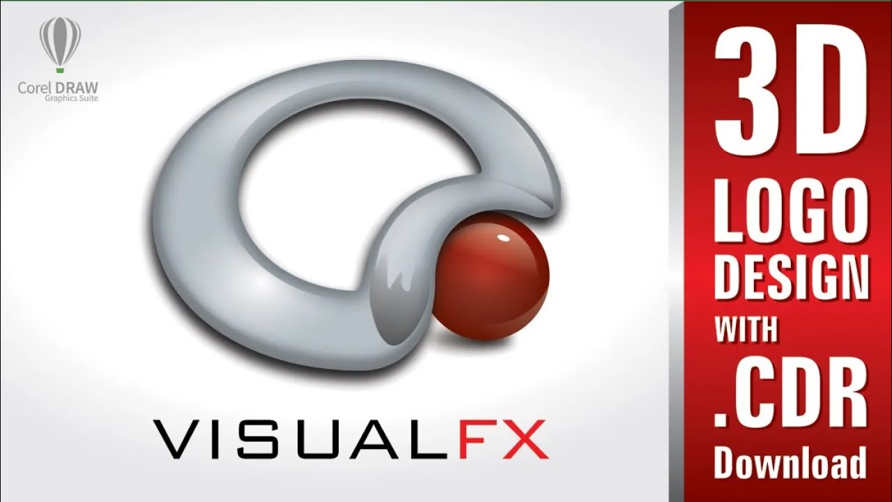 3D Logo Design #coreldraw_tutorial # How to create logo in corel draw and give realistic look to it.