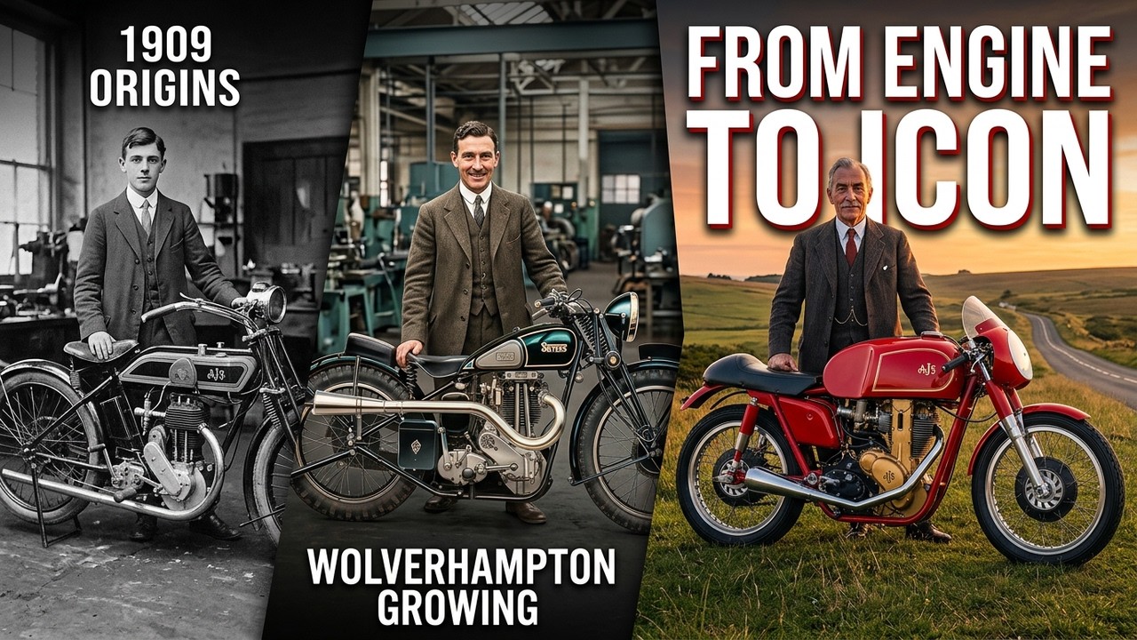 The History of AJS Motorcycles Documentary of a Wolverhampton Motorbike maker