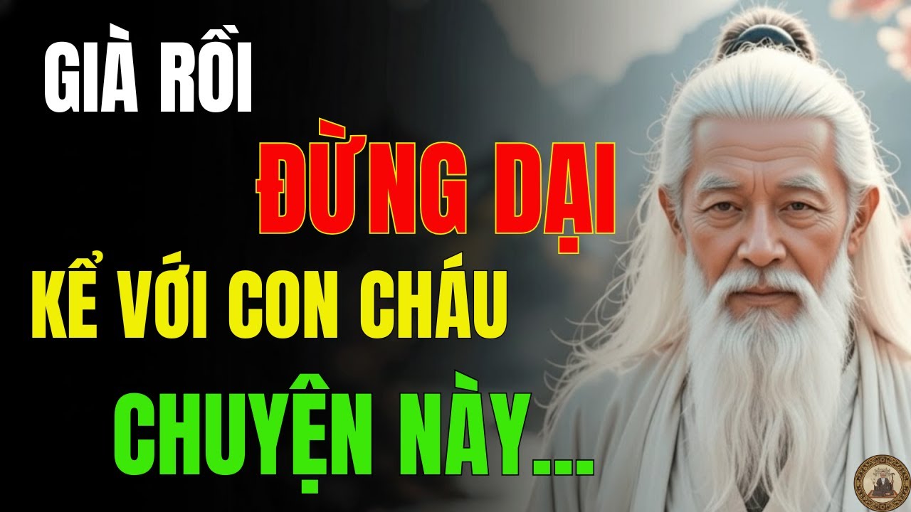 CỔ NHÂN CẢNH TỈNH: GIÀ RỒI ĐỪNG KỂ 7 CHUYỆN NÀY VỚI CON CHÁU KẺO RƯỚC PHIỀN VÀO THÂN