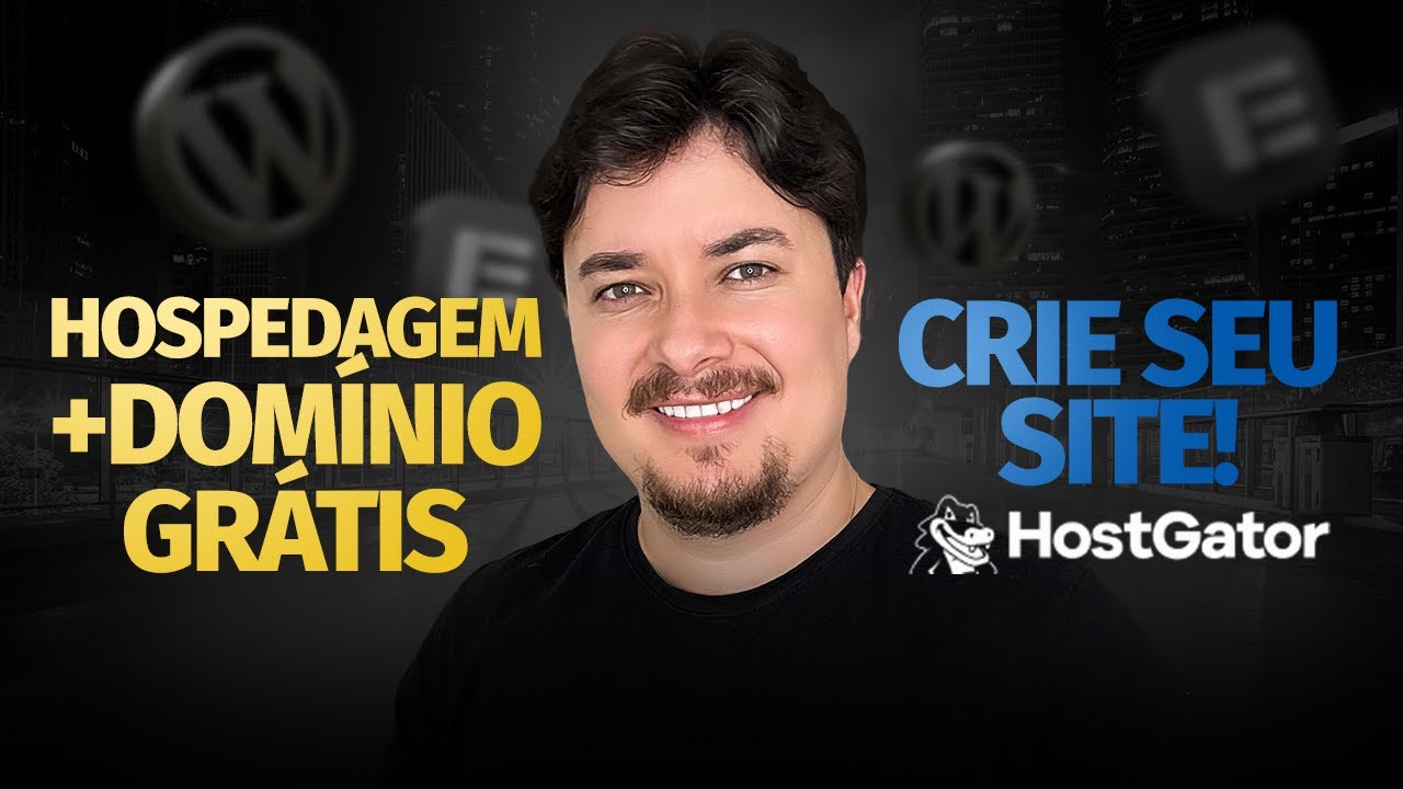 Hostgator 2025: Hospedagem de site + domínio p/ criar site  [WordPress e Elementor]