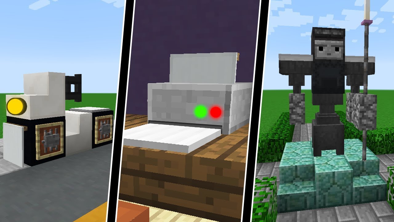 10 IDÉIAS DE DECORAÇÃO PARA O SEU MINECRAFT! (PARTE 2)