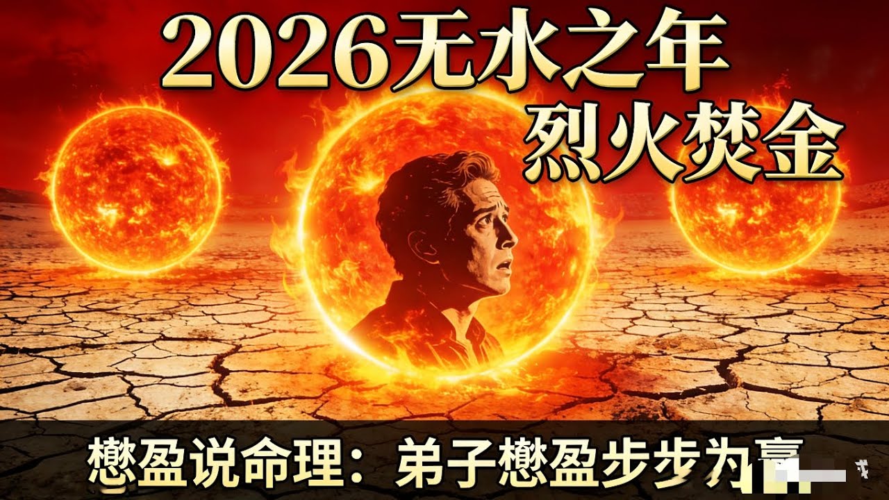 2026无水之年烈火焚金从立春八字看2026年国运和普通人的财运＃财运＃八字＃立春＃2026年国运＃东方大国＃经济危机＃投资解析＃风水＃热门＃热点＃易经＃创业方向